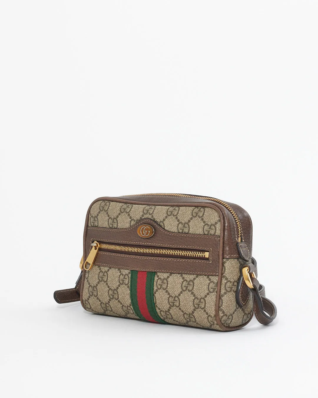 Gucci GG Canvas Print Ophidia Mini Crossbody Bag