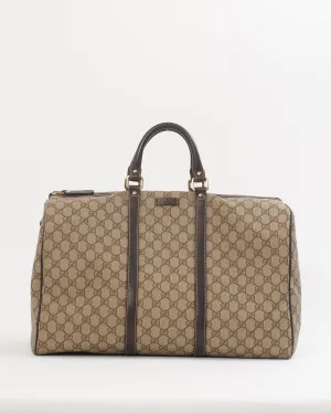 Gucci GG Print Canvas Travel Duffle Bag