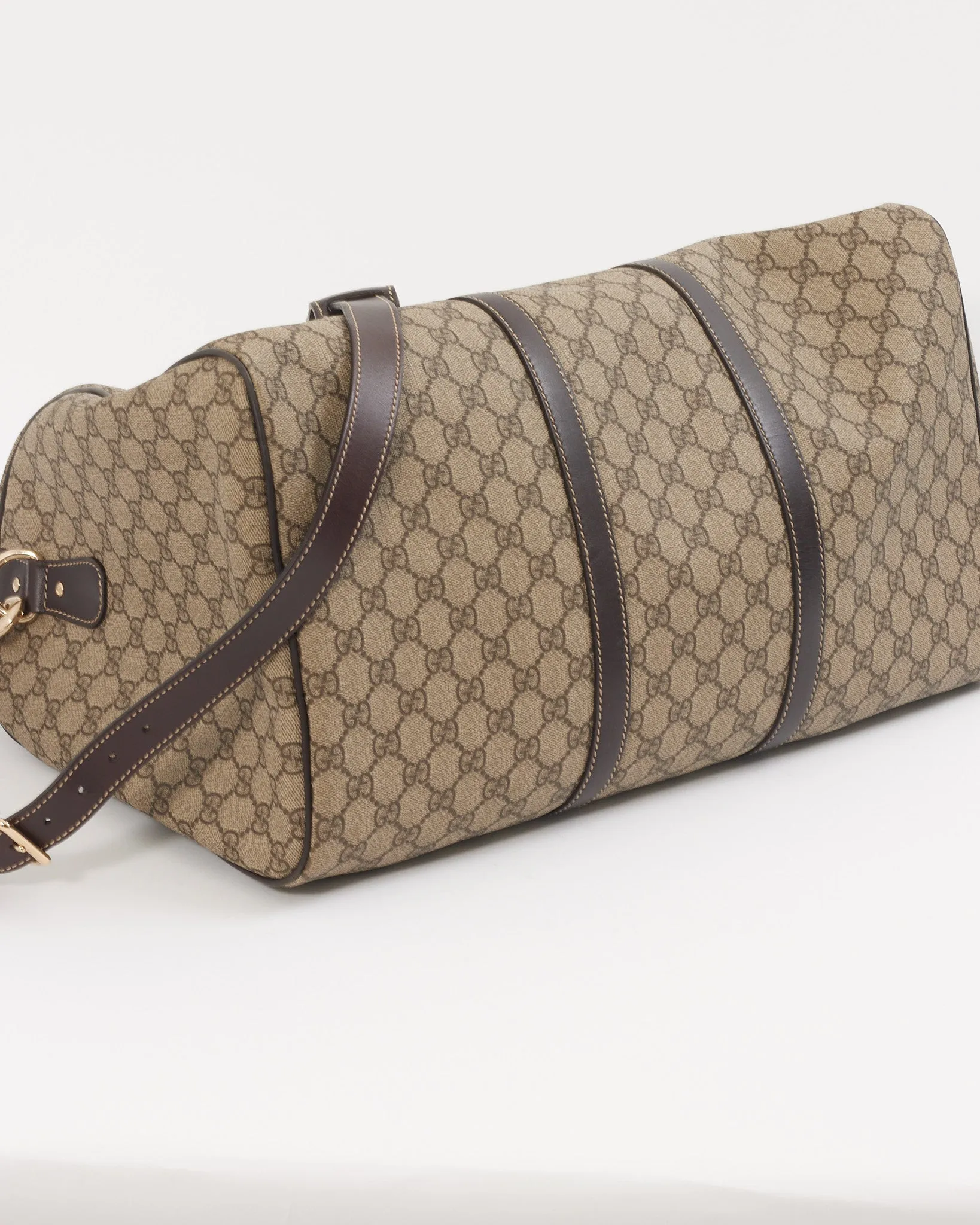 Gucci GG Print Canvas Travel Duffle Bag