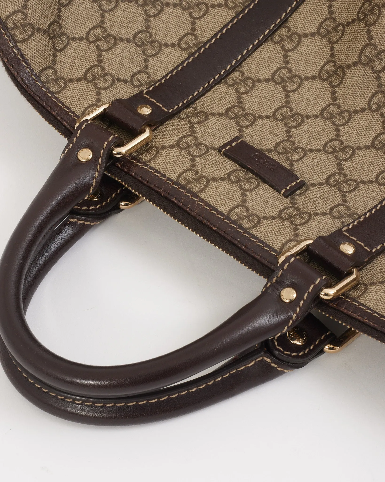 Gucci GG Print Canvas Travel Duffle Bag