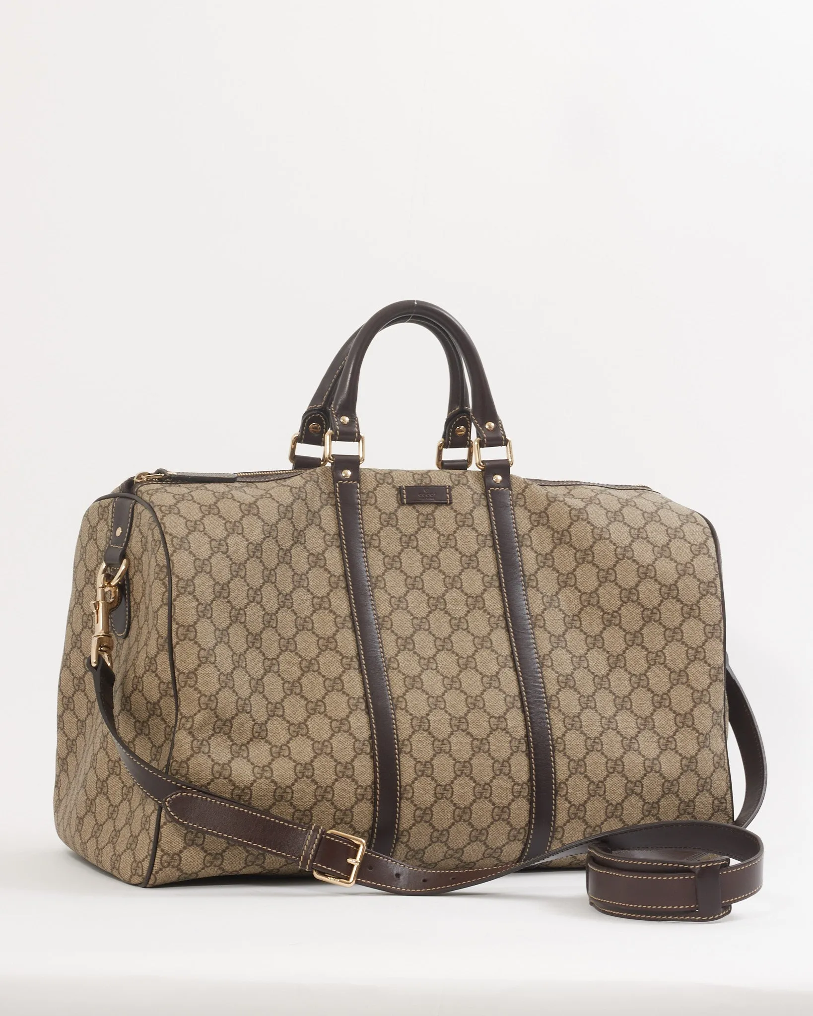 Gucci GG Print Canvas Travel Duffle Bag