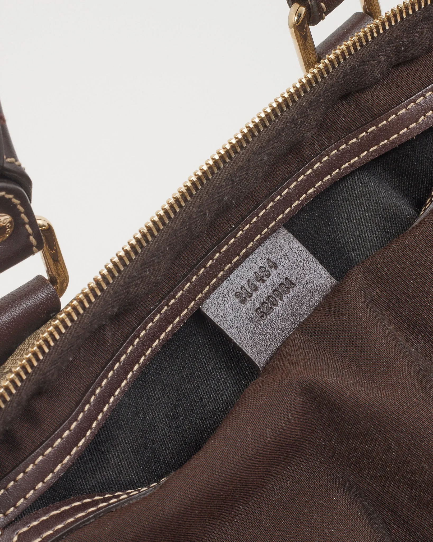 Gucci GG Print Canvas Travel Duffle Bag