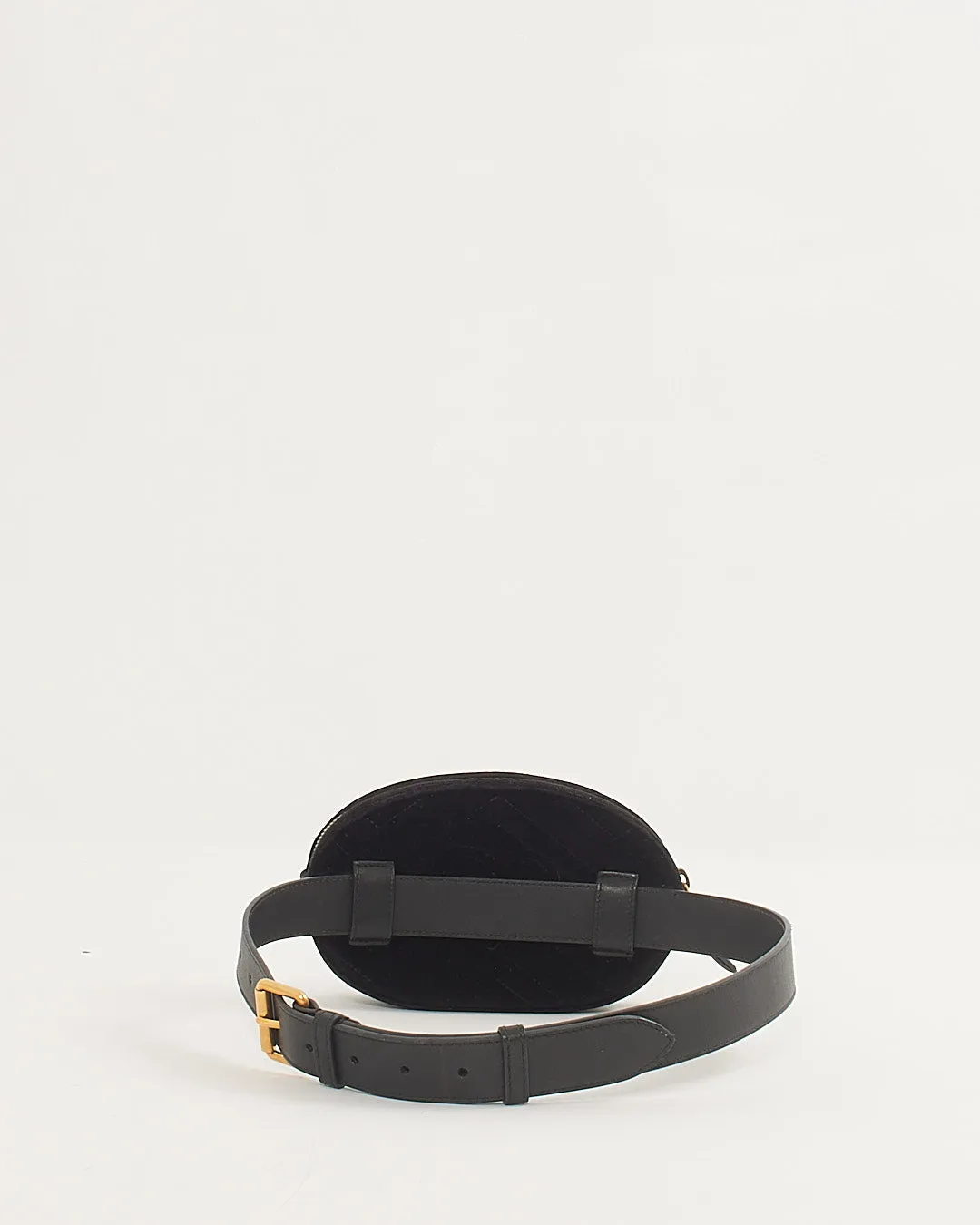 Gucci Velvet Matelasse GG Marmont Belt Bag - 75/30