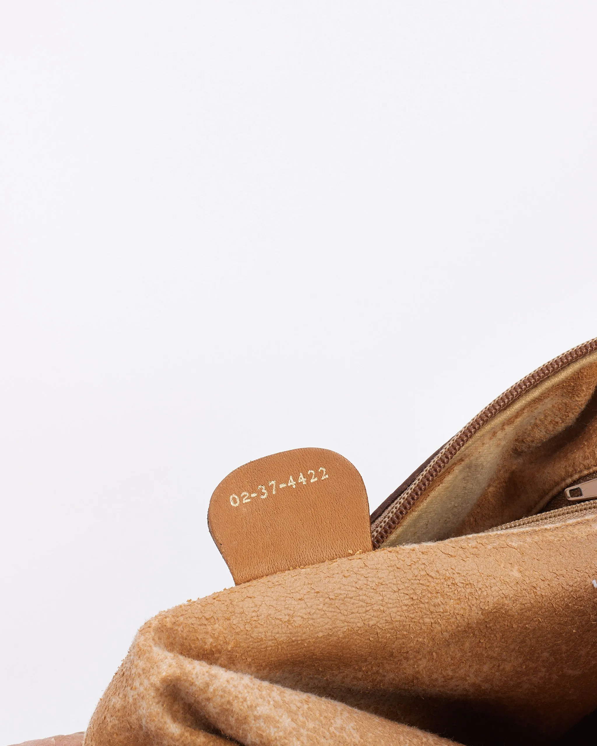 Gucci Vintage Beige Web Detail Boston Bag