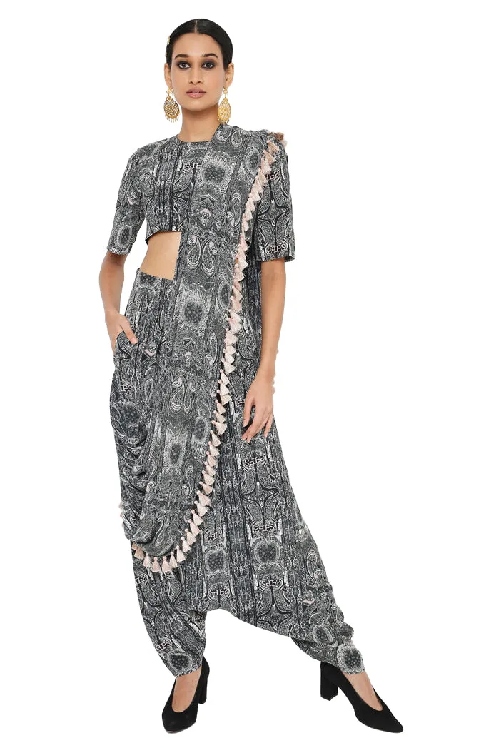 Gulnaz Dhoti Drape Set