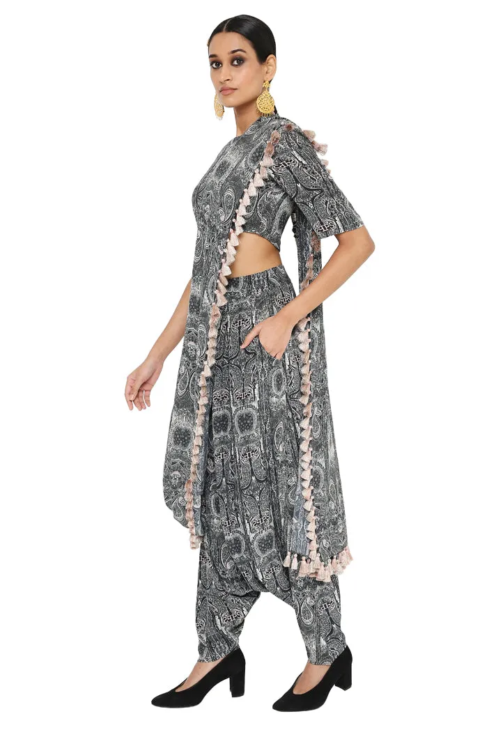 Gulnaz Dhoti Drape Set