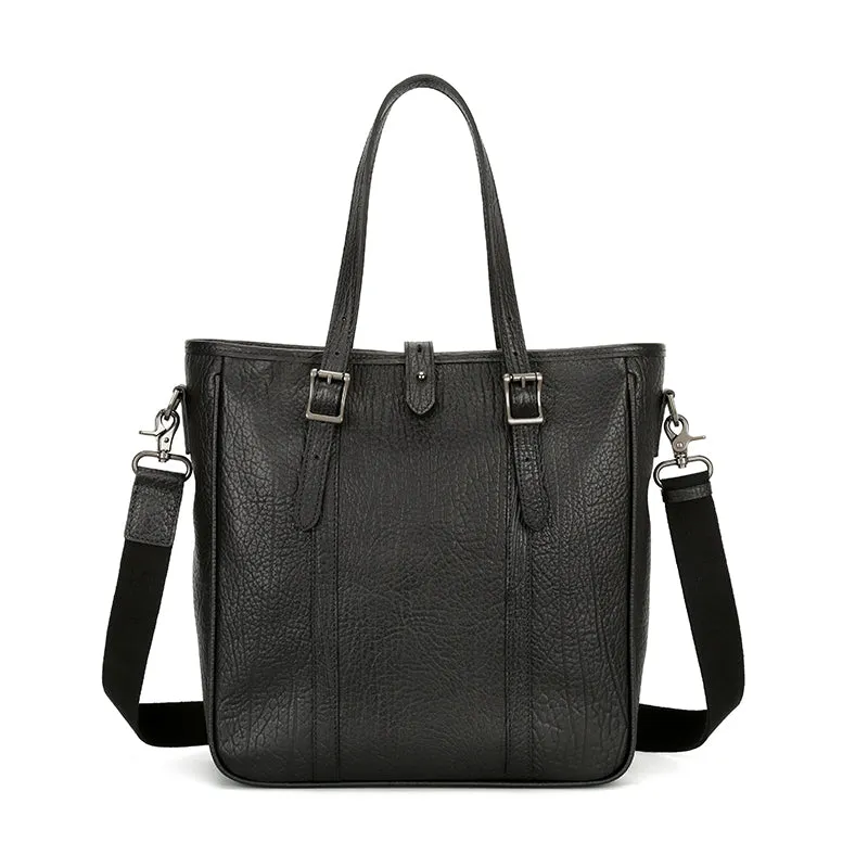Handmade Vintage Leather Messenger Bag with Adjustable Strap