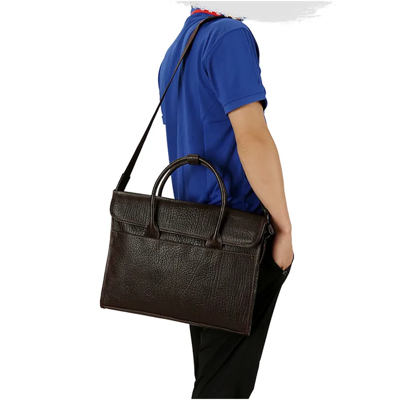 Handmade Vintage Waterproof Leather Crossbody Bag