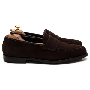 'Harvard 2' Dark Brown Suede Loafers UK 10 E