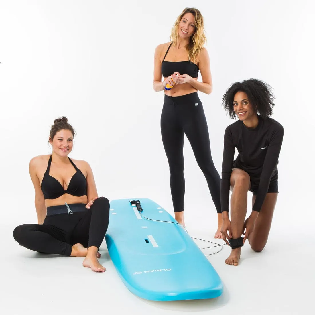 Haut de maillot de bain femme push up avec coques fixes ELENA NOIR