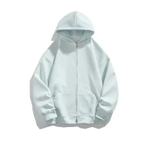 Heavyweight Hooded Zip-Up Cardigan
