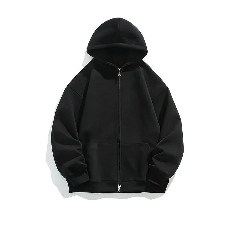Heavyweight Hooded Zip-Up Cardigan