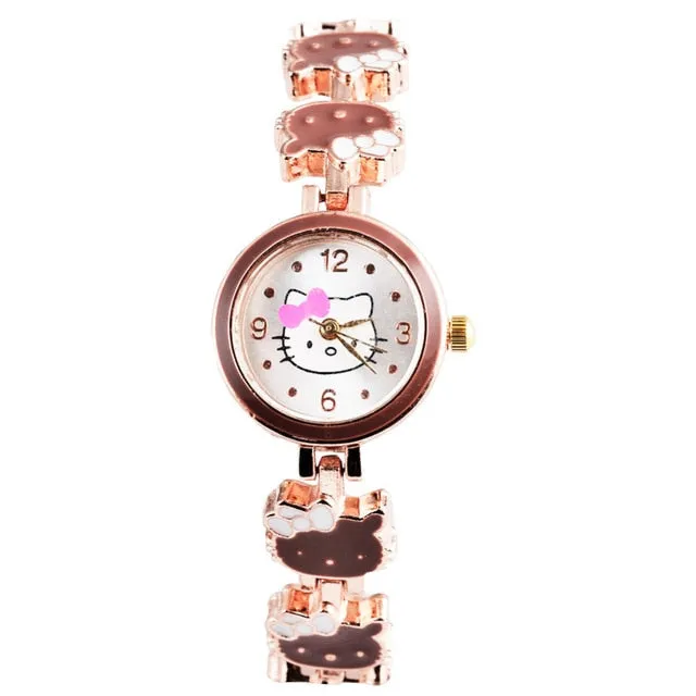 Hello Kitty Baby Watch Kids Watches Hello Kitty Children's Watches Cartoon Bracelet Girl Watch Child Clock reloj relogio saat