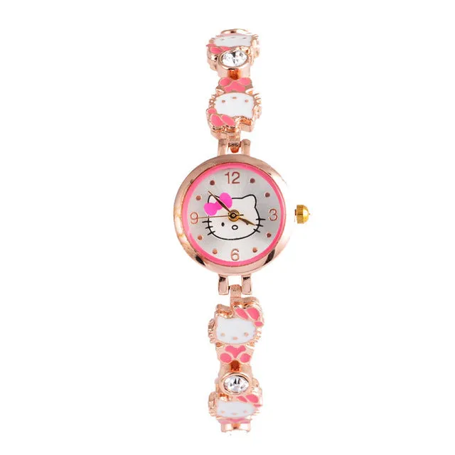 Hello Kitty Baby Watch Kids Watches Hello Kitty Children's Watches Cartoon Bracelet Girl Watch Child Clock reloj relogio saat