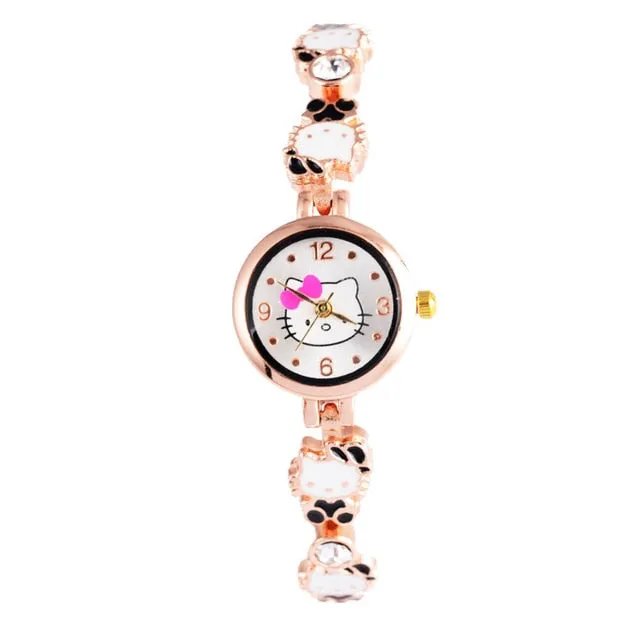 Hello Kitty Baby Watch Kids Watches Hello Kitty Children's Watches Cartoon Bracelet Girl Watch Child Clock reloj relogio saat