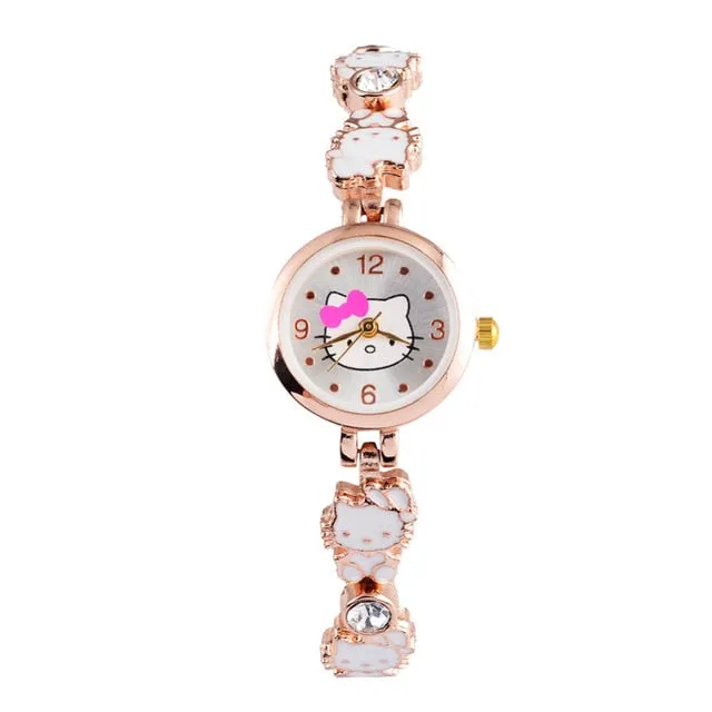 Hello Kitty Baby Watch Kids Watches Hello Kitty Children's Watches Cartoon Bracelet Girl Watch Child Clock reloj relogio saat