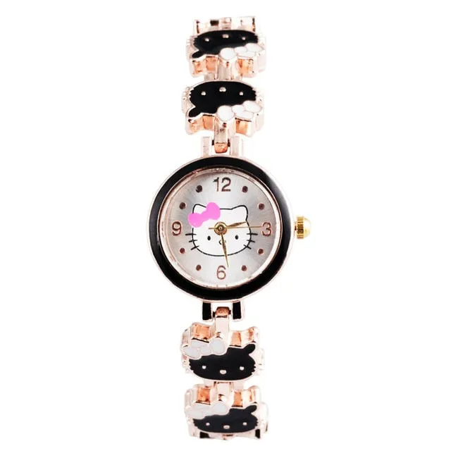 Hello Kitty Baby Watch Kids Watches Hello Kitty Children's Watches Cartoon Bracelet Girl Watch Child Clock reloj relogio saat