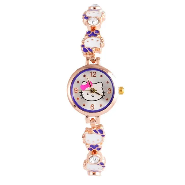 Hello Kitty Baby Watch Kids Watches Hello Kitty Children's Watches Cartoon Bracelet Girl Watch Child Clock reloj relogio saat