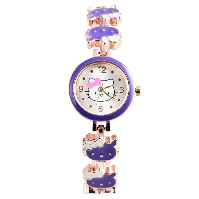 Hello Kitty Baby Watch Kids Watches Hello Kitty Children's Watches Cartoon Bracelet Girl Watch Child Clock reloj relogio saat