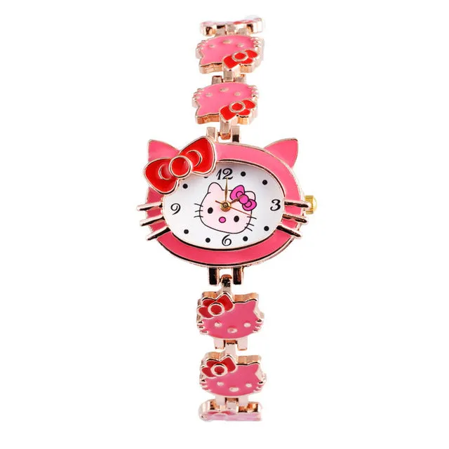 Hello Kitty Baby Watch Kids Watches Hello Kitty Children's Watches Cartoon Bracelet Girl Watch Child Clock reloj relogio saat