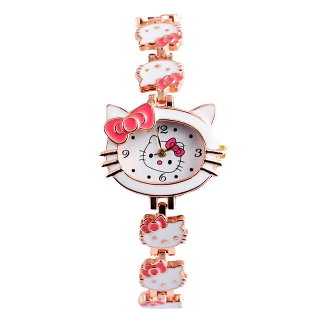 Hello Kitty Baby Watch Kids Watches Hello Kitty Children's Watches Cartoon Bracelet Girl Watch Child Clock reloj relogio saat