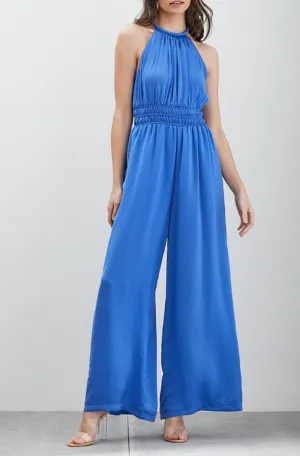 High Neck Sleeveless Jumpsuit