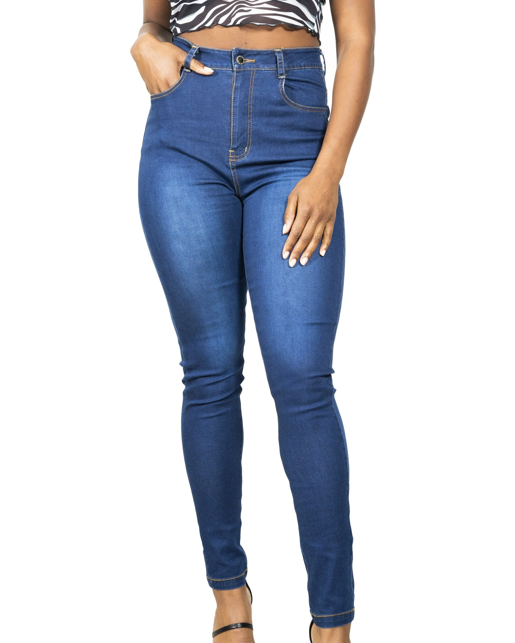 High Waist Gamut Skinny Jeans