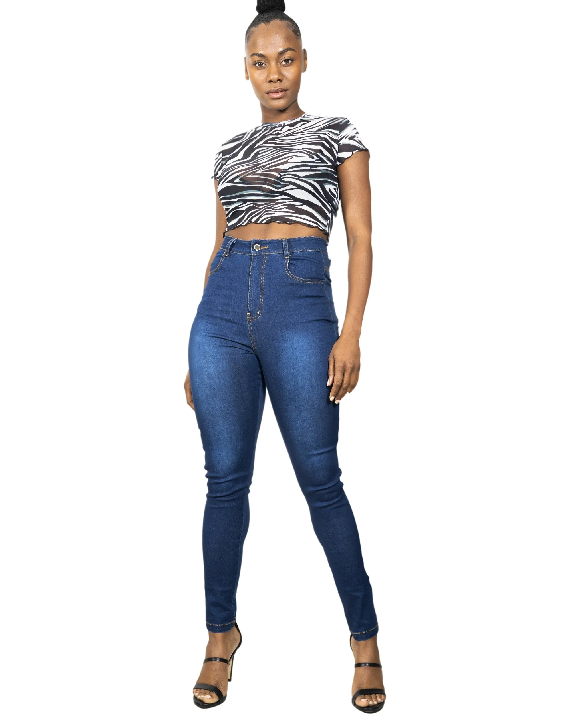 High Waist Gamut Skinny Jeans