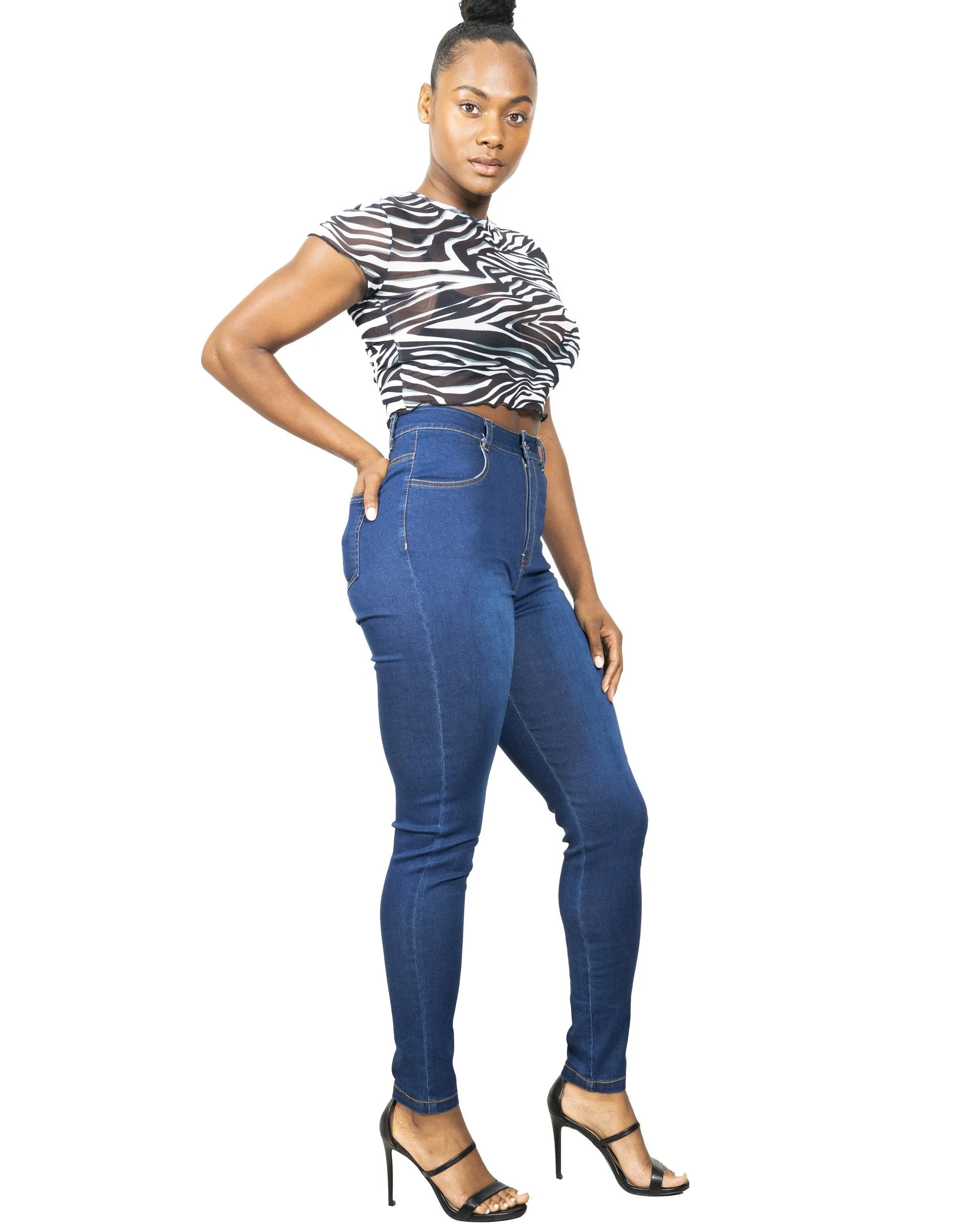 High Waist Gamut Skinny Jeans