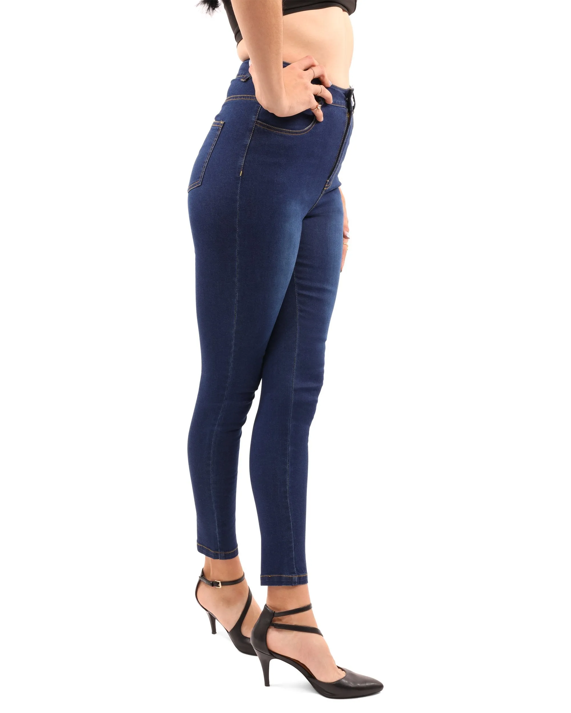 High Waist Gamut Skinny Jeans