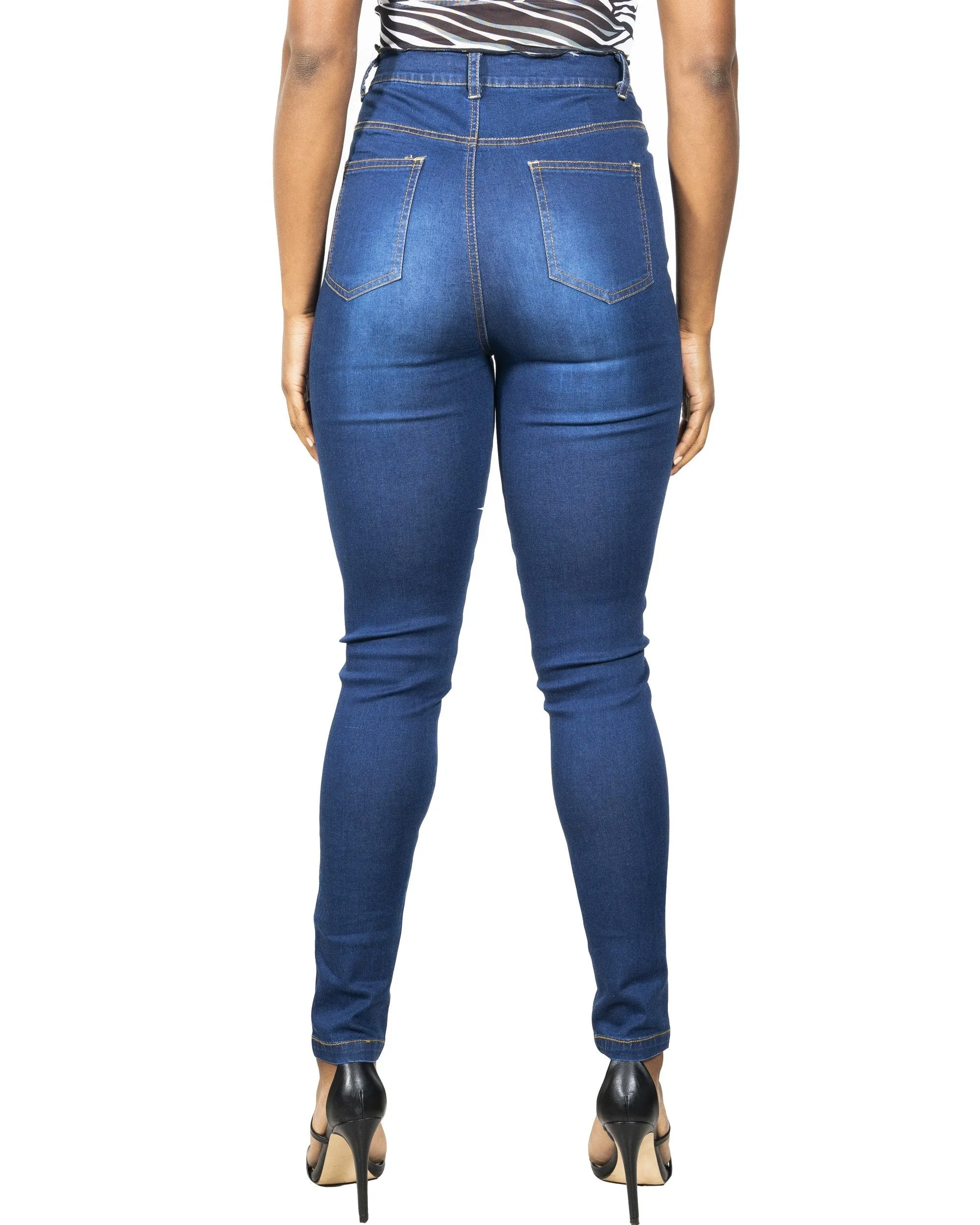 High Waist Gamut Skinny Jeans