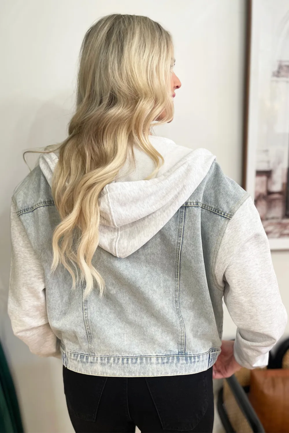 Hoodie Jean Jacket