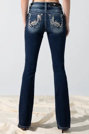 Horseshoe Effect Bootcut Jeans