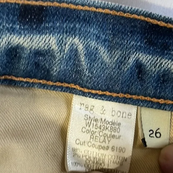 🎉Host Pick🎉 Rag &amp; Bone Relay Jeans Made in USA Size 26
