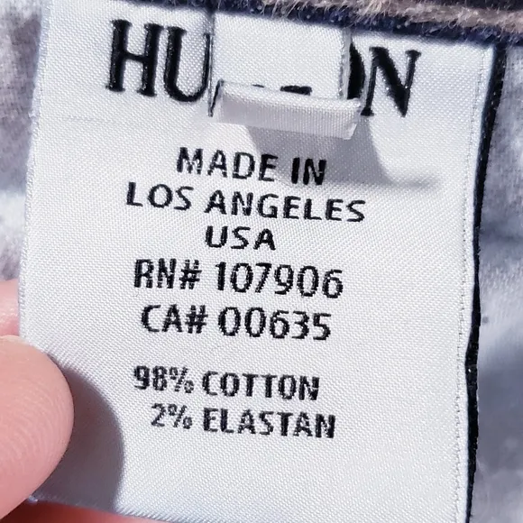 Hudson Beth Baby Boot Cut Midrise Jeans Dark Wash Stretch Women's Size 27