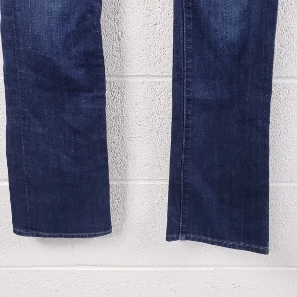 Hudson Beth Baby Boot Cut Midrise Jeans Dark Wash Stretch Women's Size 27