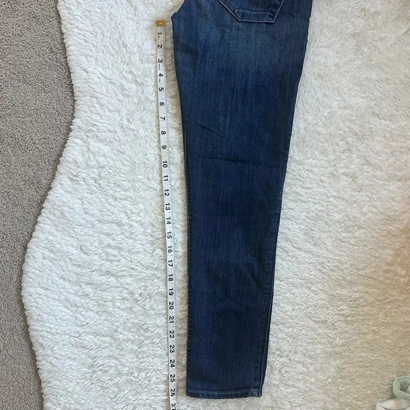 HUDSON  Jeans Collin Mid-Rise Skinny Crop Jeans Size 25