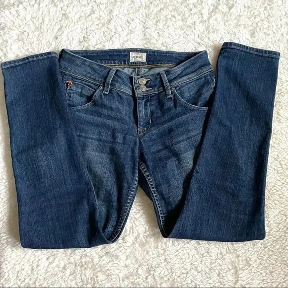 HUDSON  Jeans Collin Mid-Rise Skinny Crop Jeans Size 25