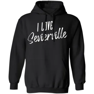 I Love Sevierville (White) - Pullover Hoodie