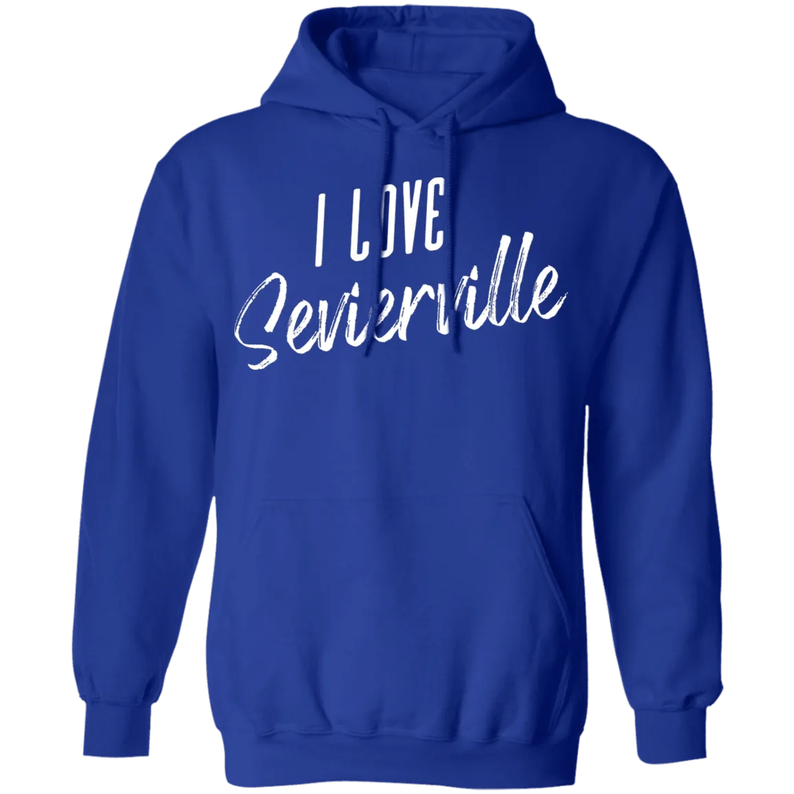 I Love Sevierville (White) - Pullover Hoodie
