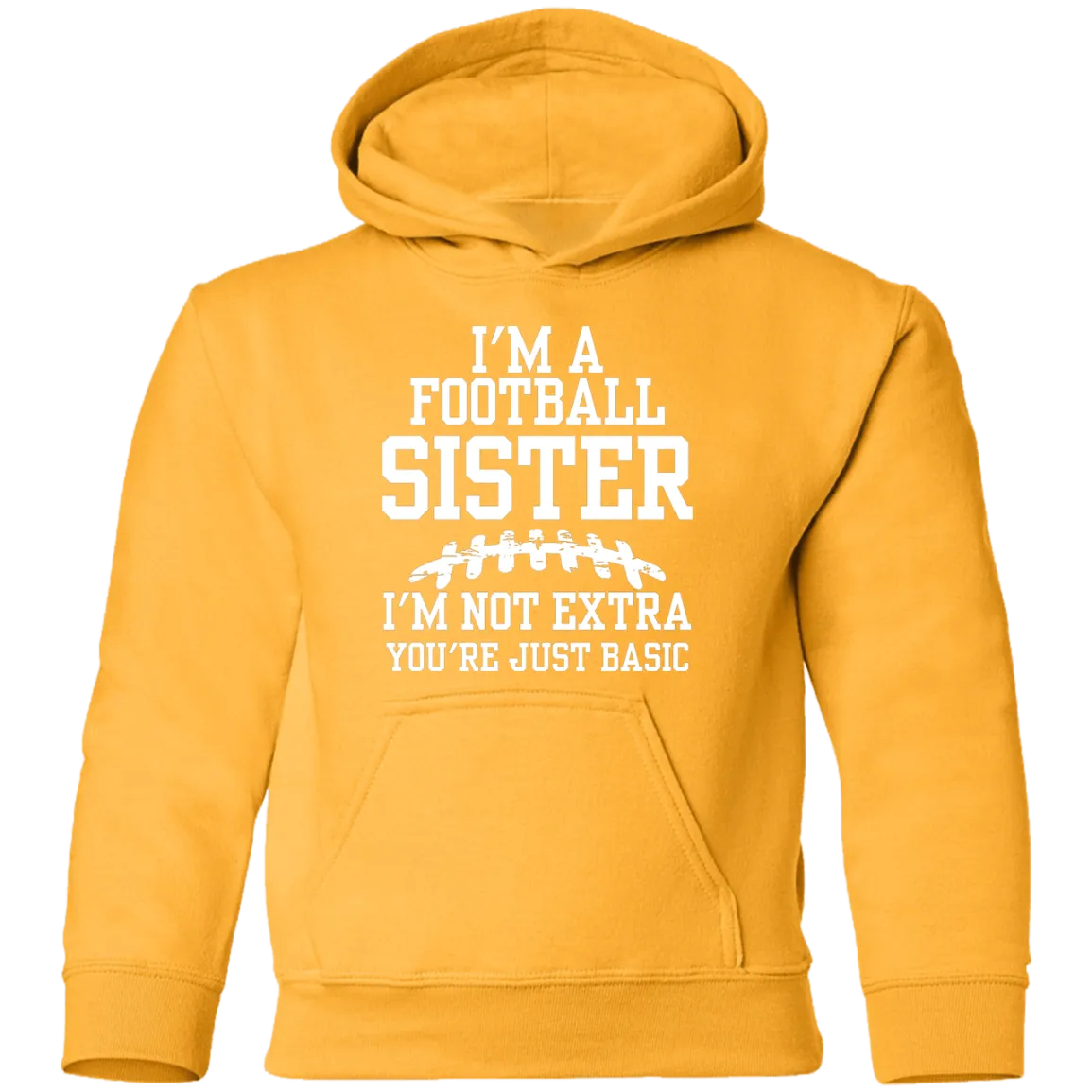 I'm a Football Sister Youth Hoodie