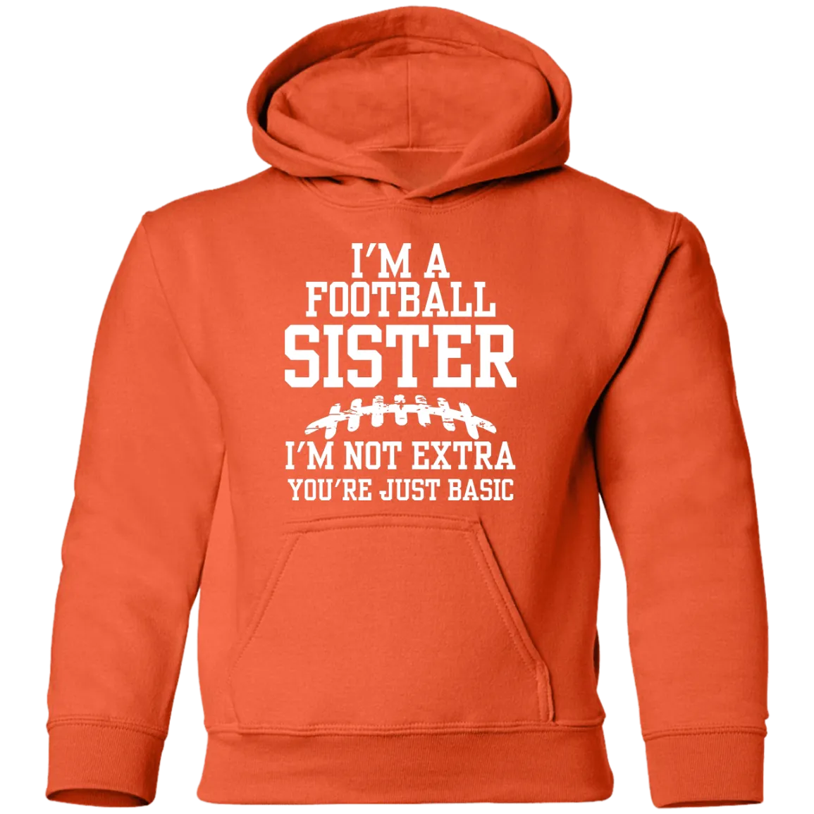 I'm a Football Sister Youth Hoodie