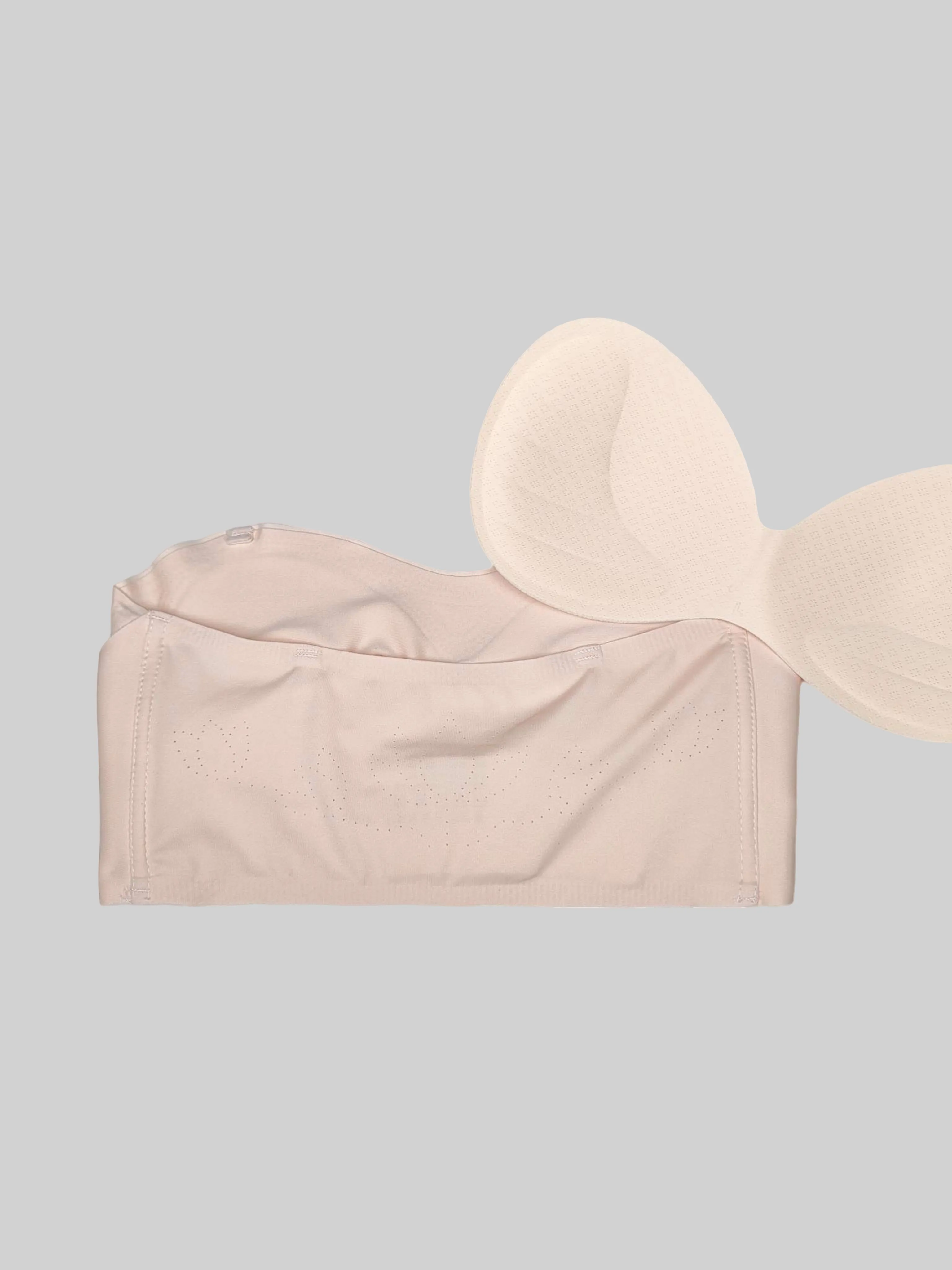 Invisible, Strapless, Front-Clasp Push-Up Bra
