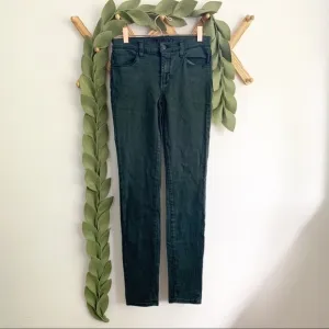 J Brand Super Skinny Conifer Green Jeans