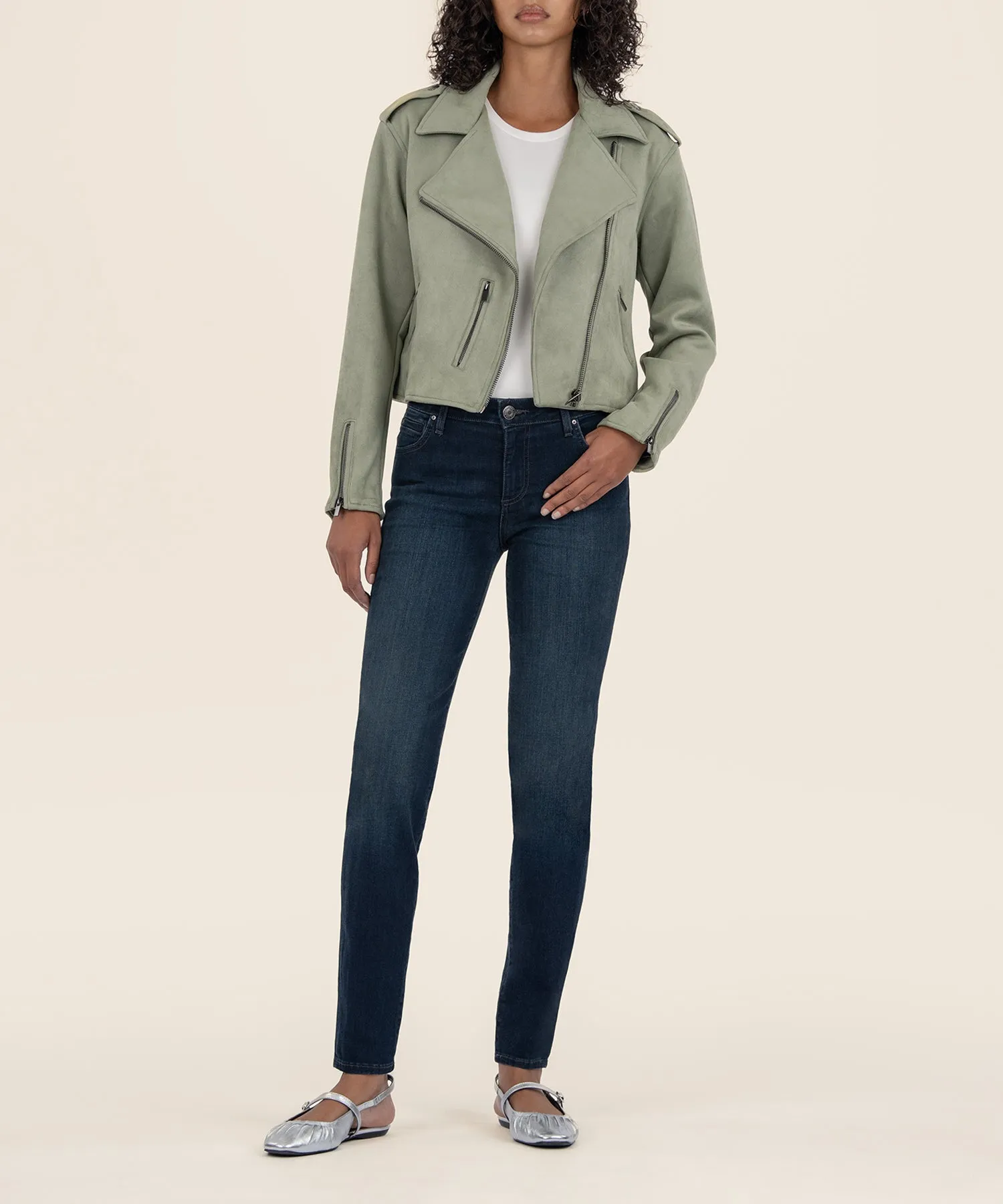 Jackie Faux Suede Moto Jacket - FINAL SALE