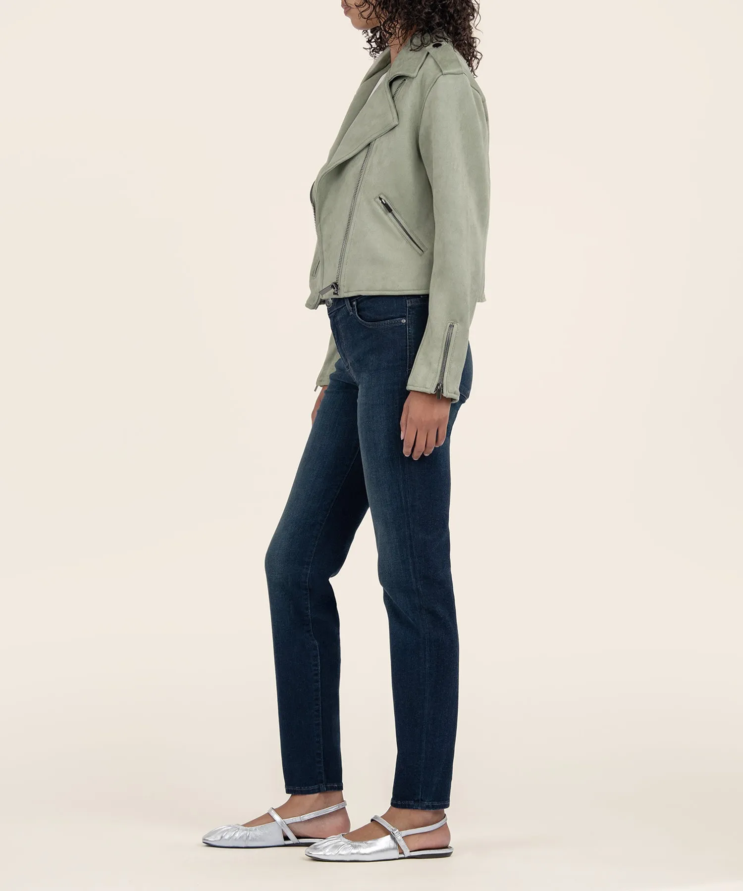 Jackie Faux Suede Moto Jacket - FINAL SALE