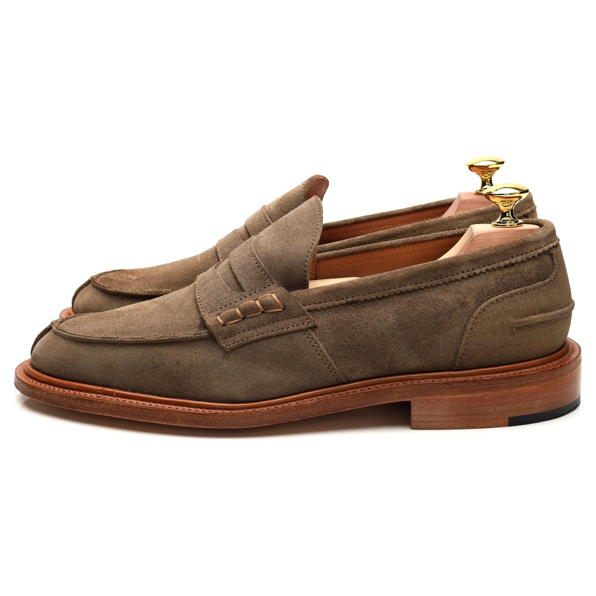 'James' Stone Suede Loafers UK 7.5