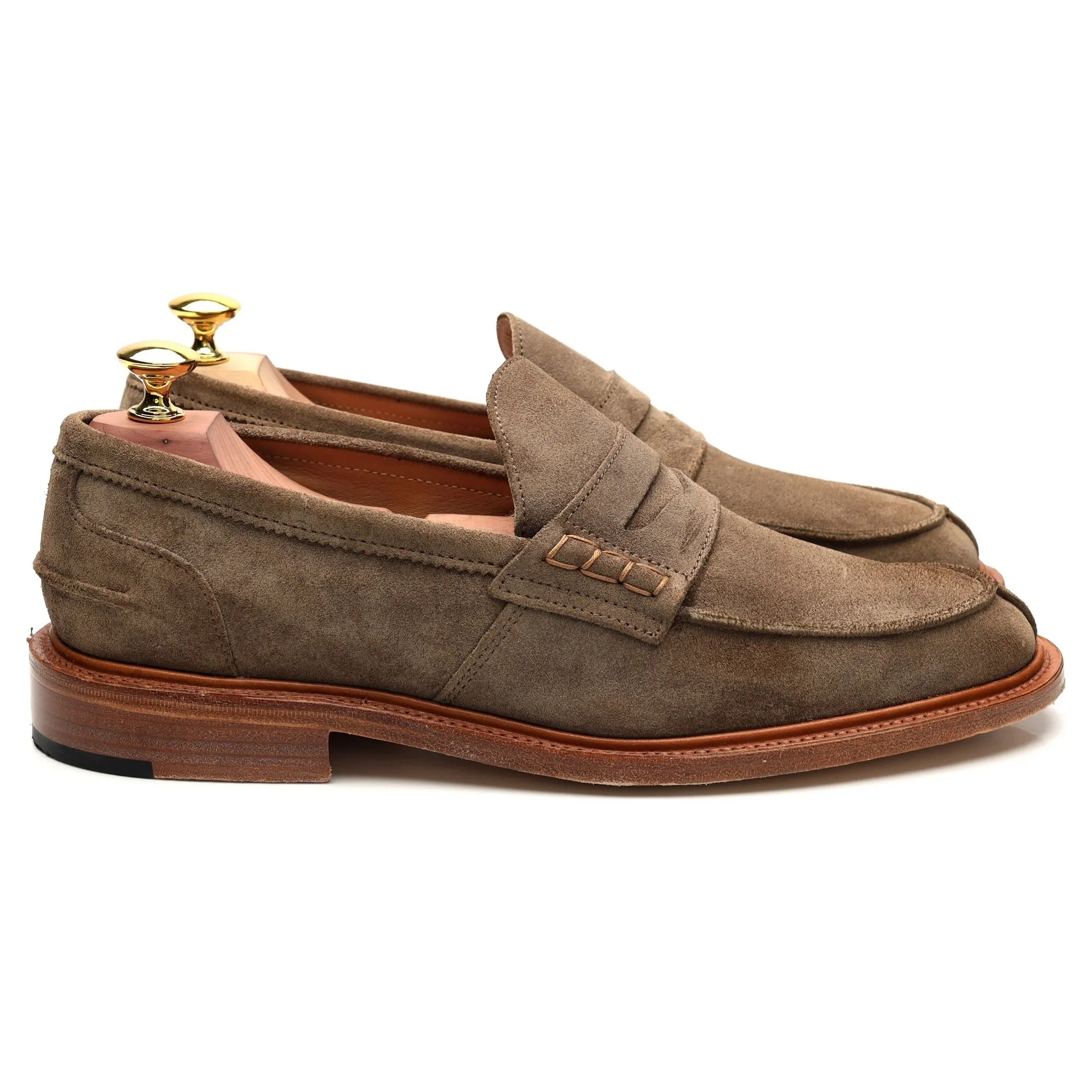 'James' Stone Suede Loafers UK 7.5