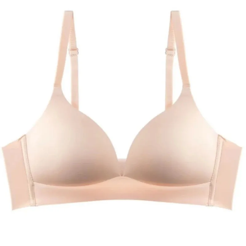 Japanese Style Wireless Seamless Bras for Women - No Steel Ring Bralette, 3/4 Cup, Glossy Female Lingerie