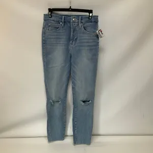 Jeans Skinny By Good American In Blue Denim, Size: 6